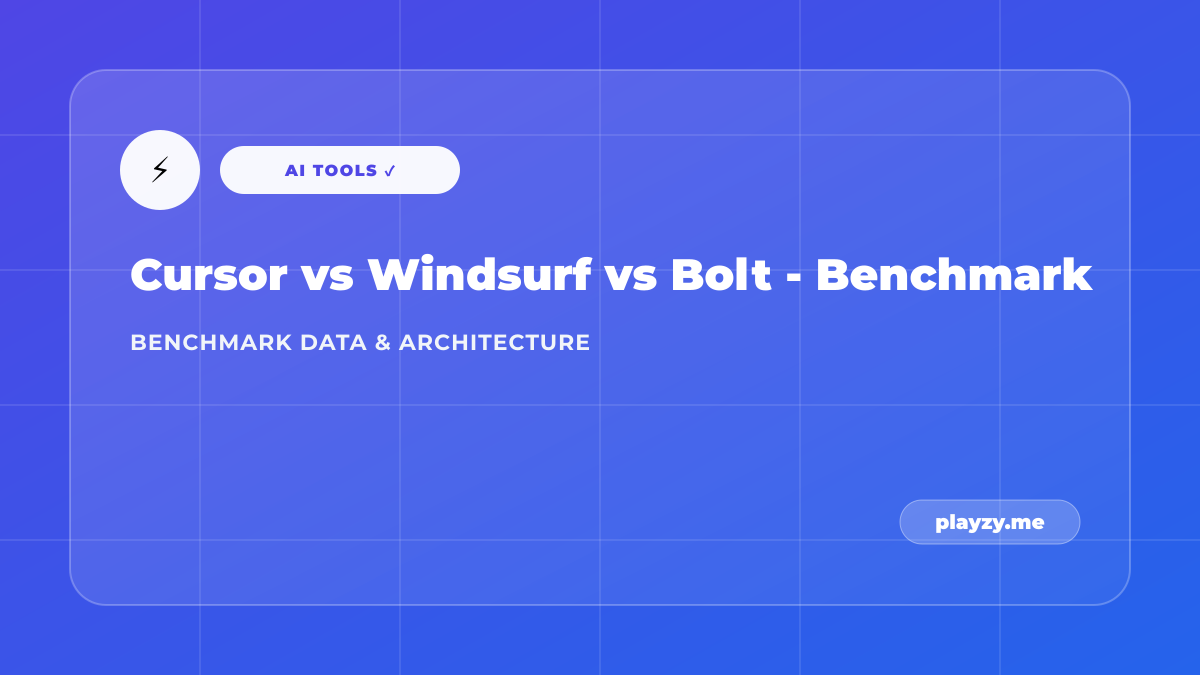 Cursor vs Windsurf vs Bolt Benchmark